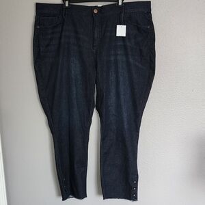 CROFT & BARROW  MID-RISE ANKLE JEGGING/ 24W